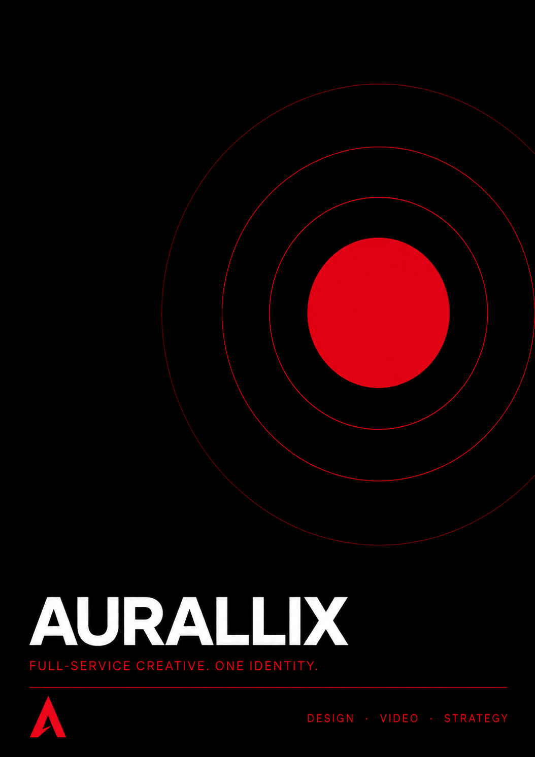 Aurallix Brand Identity Poster