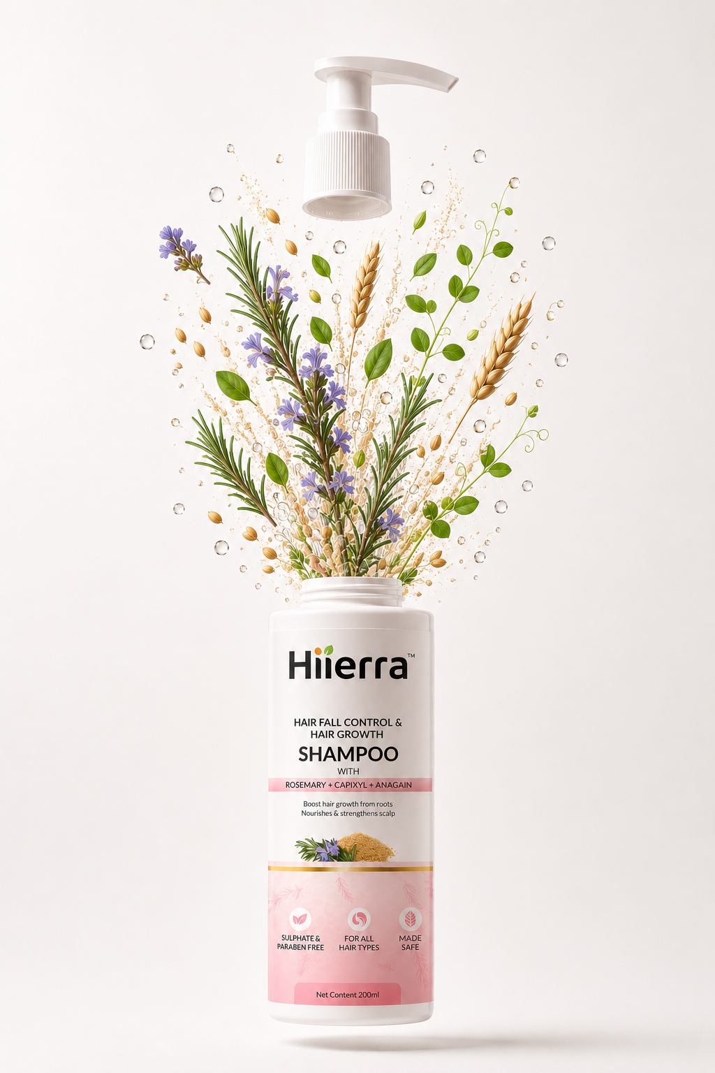 Hiierra Ingredient Burst Render